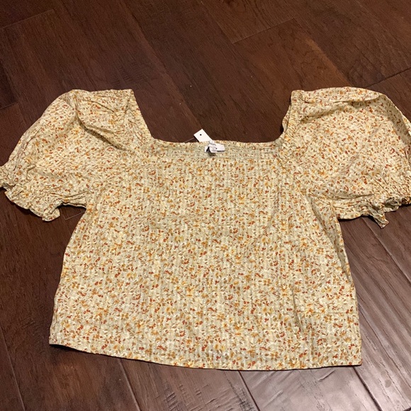 Madewell Square Neck Crop Top - Picture 1 of 3